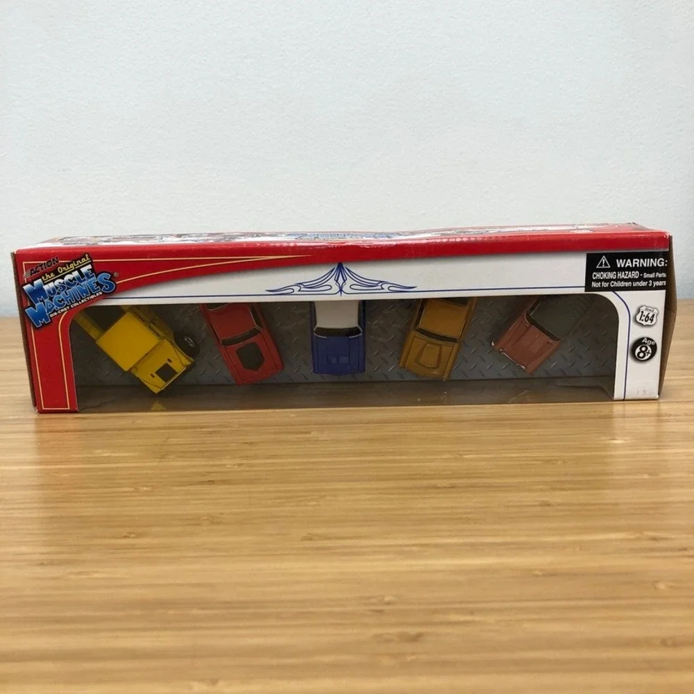 Muscle Machines Die-Cast Car Set 1:64 Kids Multicolor 5-Pack Hot Rods Hummer